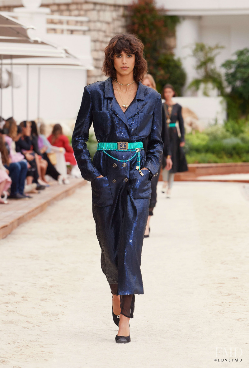 Mica Arganaraz featured in  the Chanel fashion show for Resort 2023