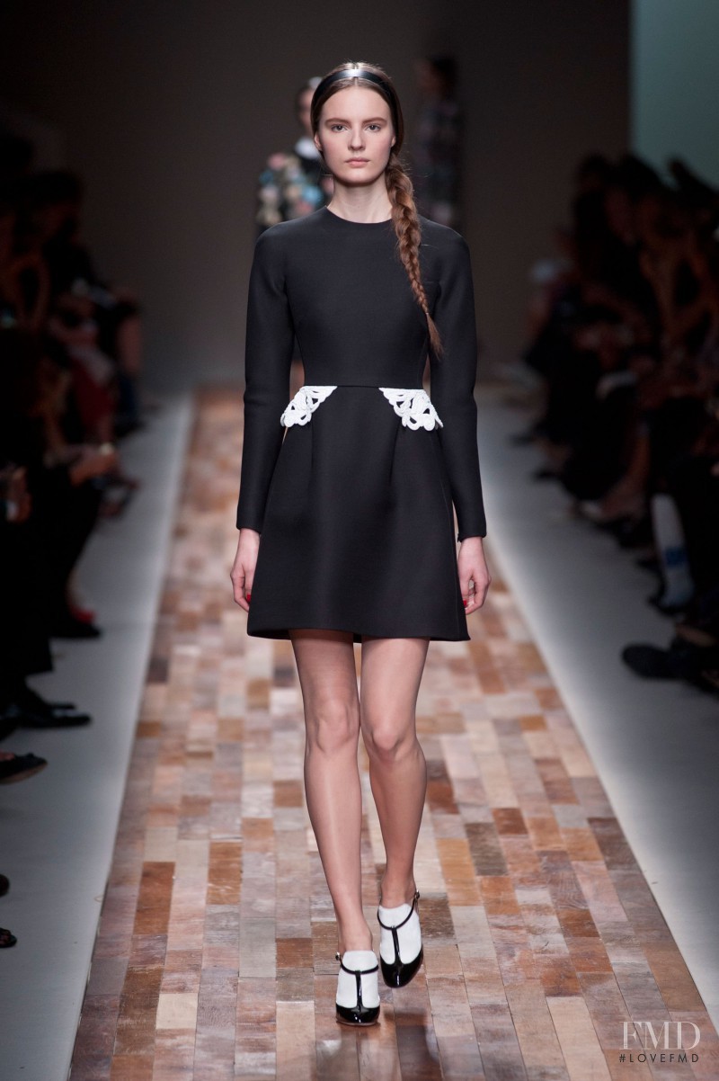Tilda Lindstam featured in  the Valentino fashion show for Autumn/Winter 2013