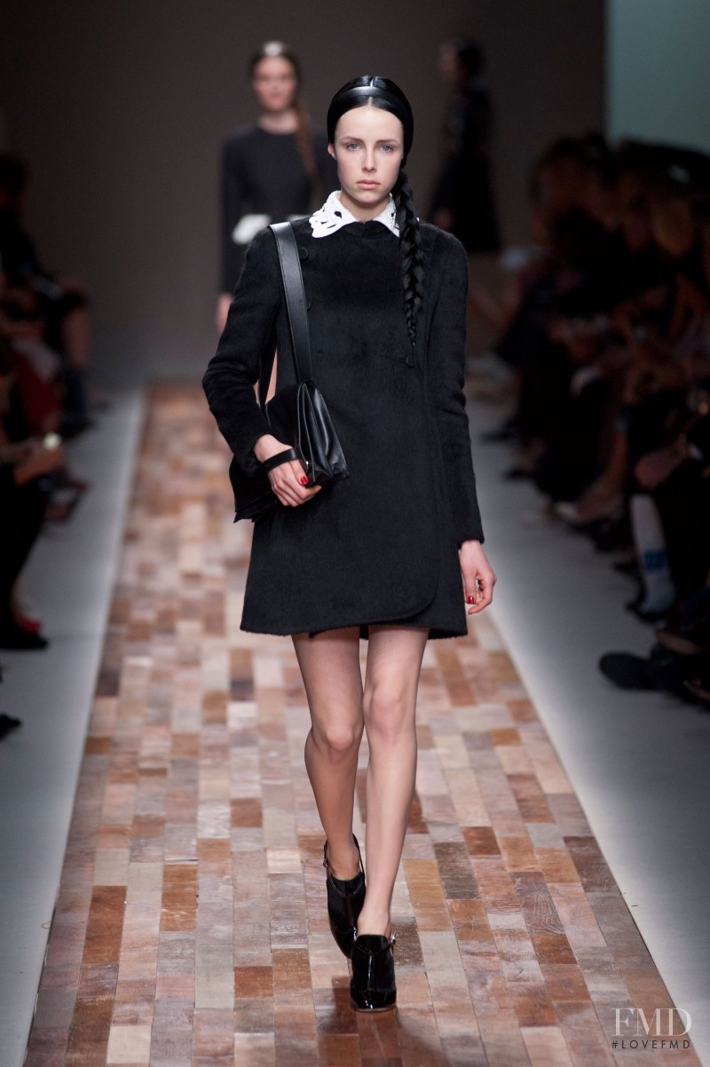 Edie Campbell featured in  the Valentino fashion show for Autumn/Winter 2013