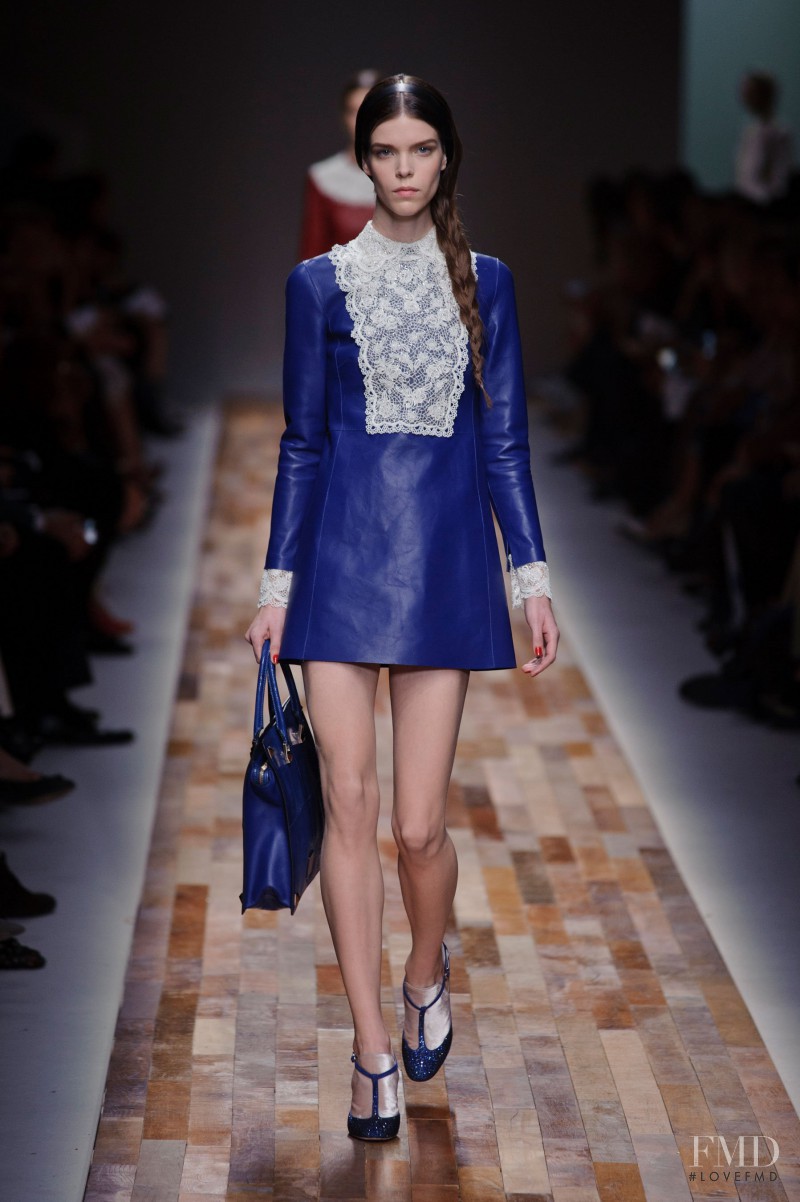 Meghan Collison featured in  the Valentino fashion show for Autumn/Winter 2013