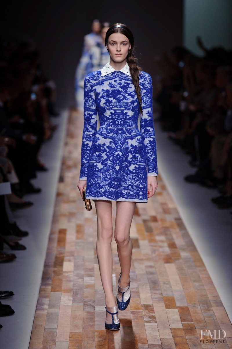 Kremi Otashliyska featured in  the Valentino fashion show for Autumn/Winter 2013