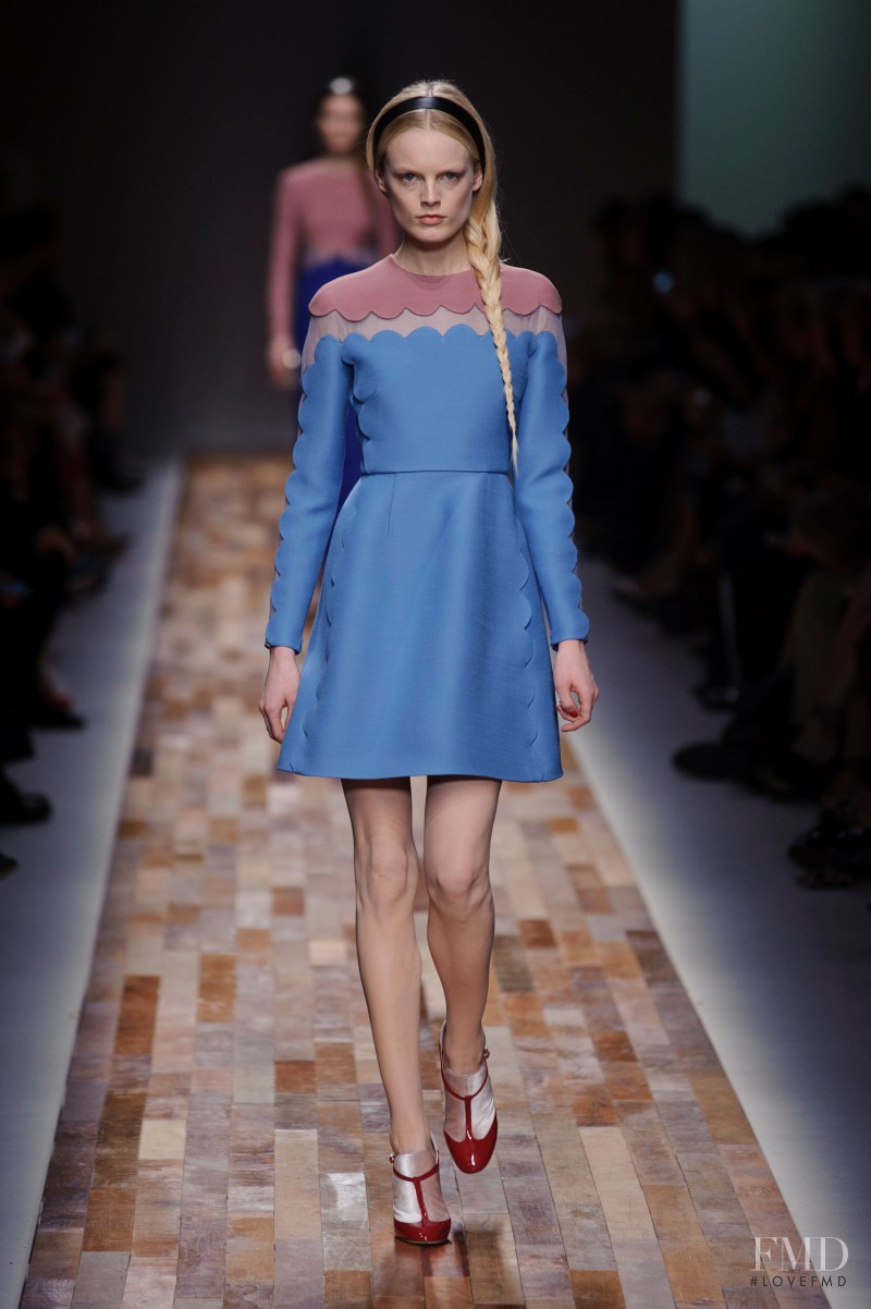 Hanne Gaby Odiele featured in  the Valentino fashion show for Autumn/Winter 2013