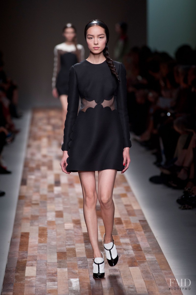 Fei Fei Sun featured in  the Valentino fashion show for Autumn/Winter 2013