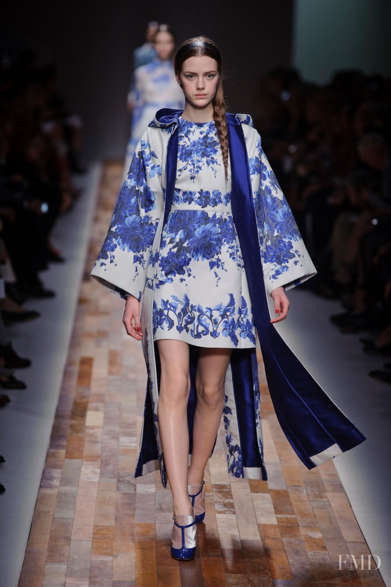 Esther Heesch featured in  the Valentino fashion show for Autumn/Winter 2013