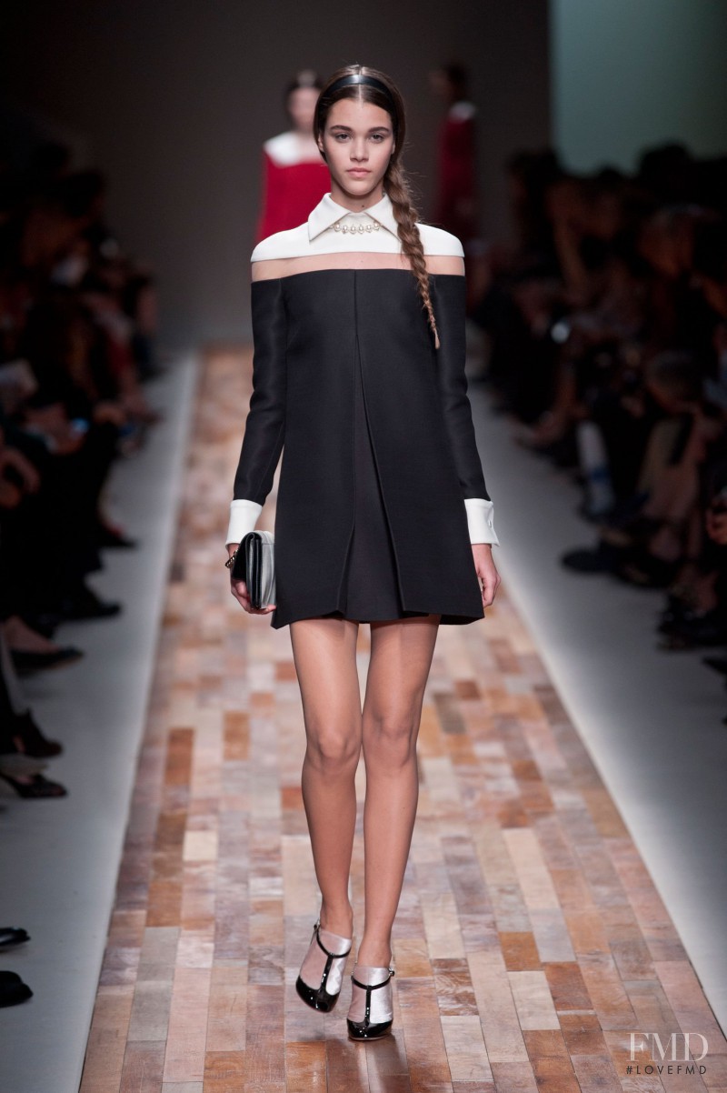 Pauline Hoarau featured in  the Valentino fashion show for Autumn/Winter 2013