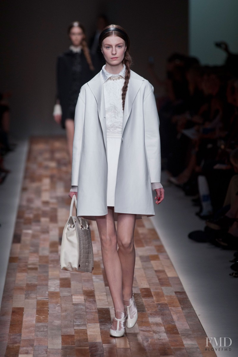 Clara Nergardh featured in  the Valentino fashion show for Autumn/Winter 2013