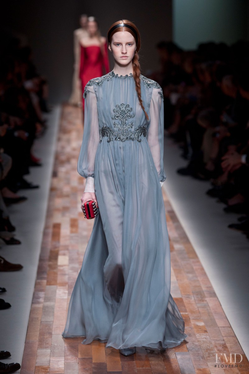 Magdalena Jasek featured in  the Valentino fashion show for Autumn/Winter 2013