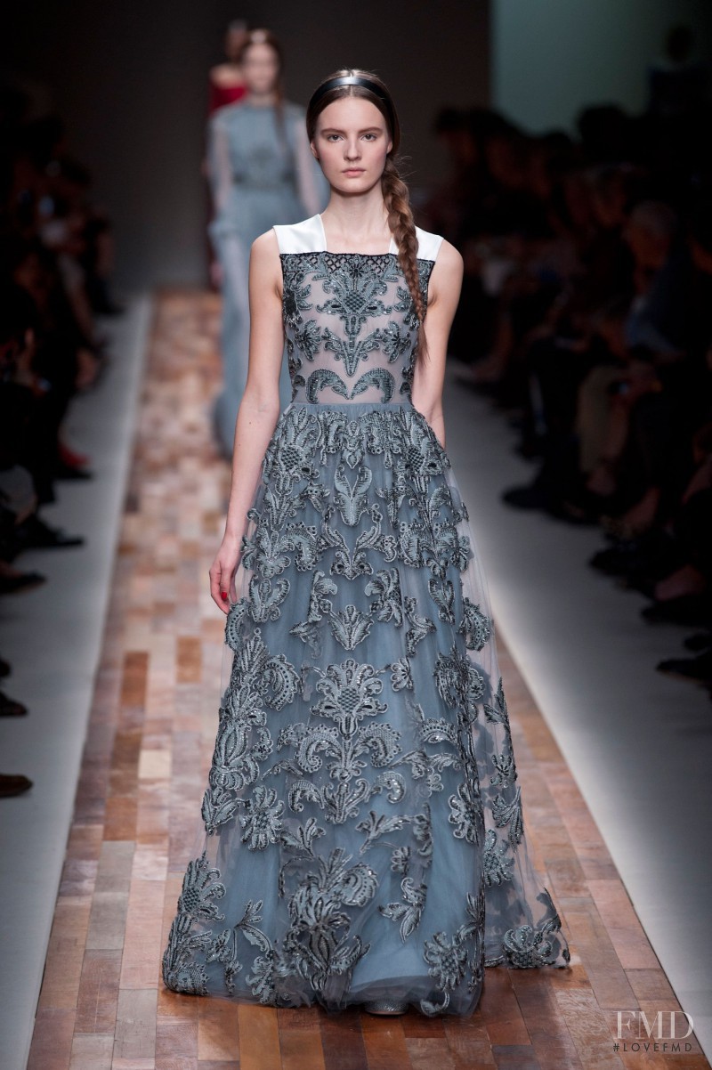 Tilda Lindstam featured in  the Valentino fashion show for Autumn/Winter 2013