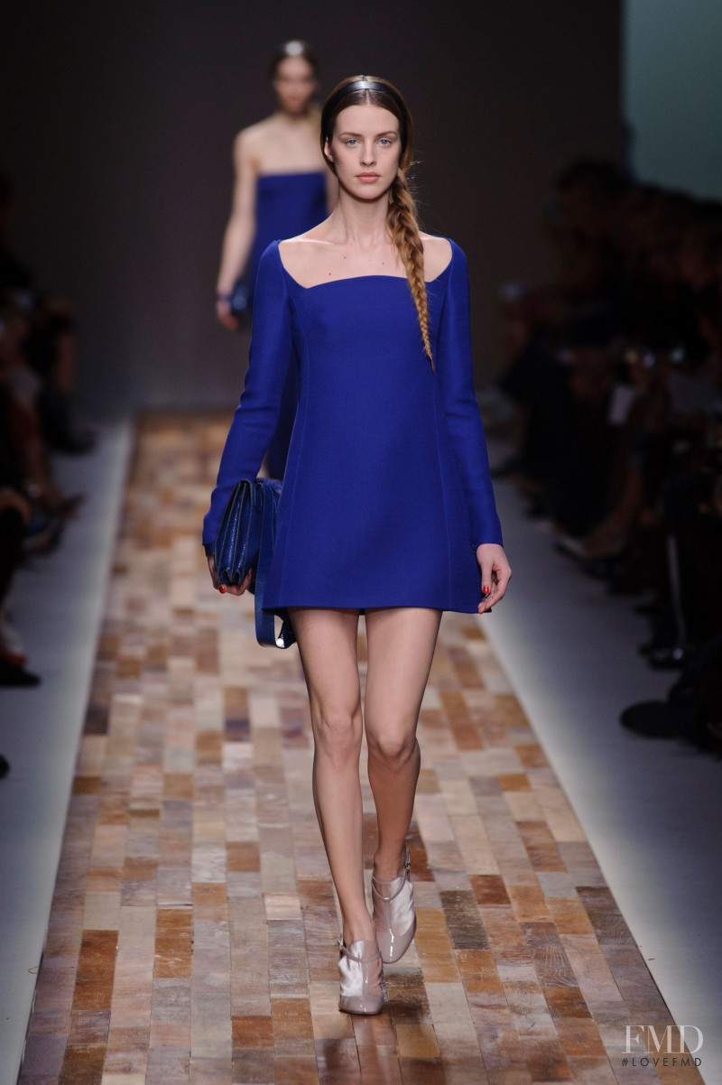 Julia Frauche featured in  the Valentino fashion show for Autumn/Winter 2013