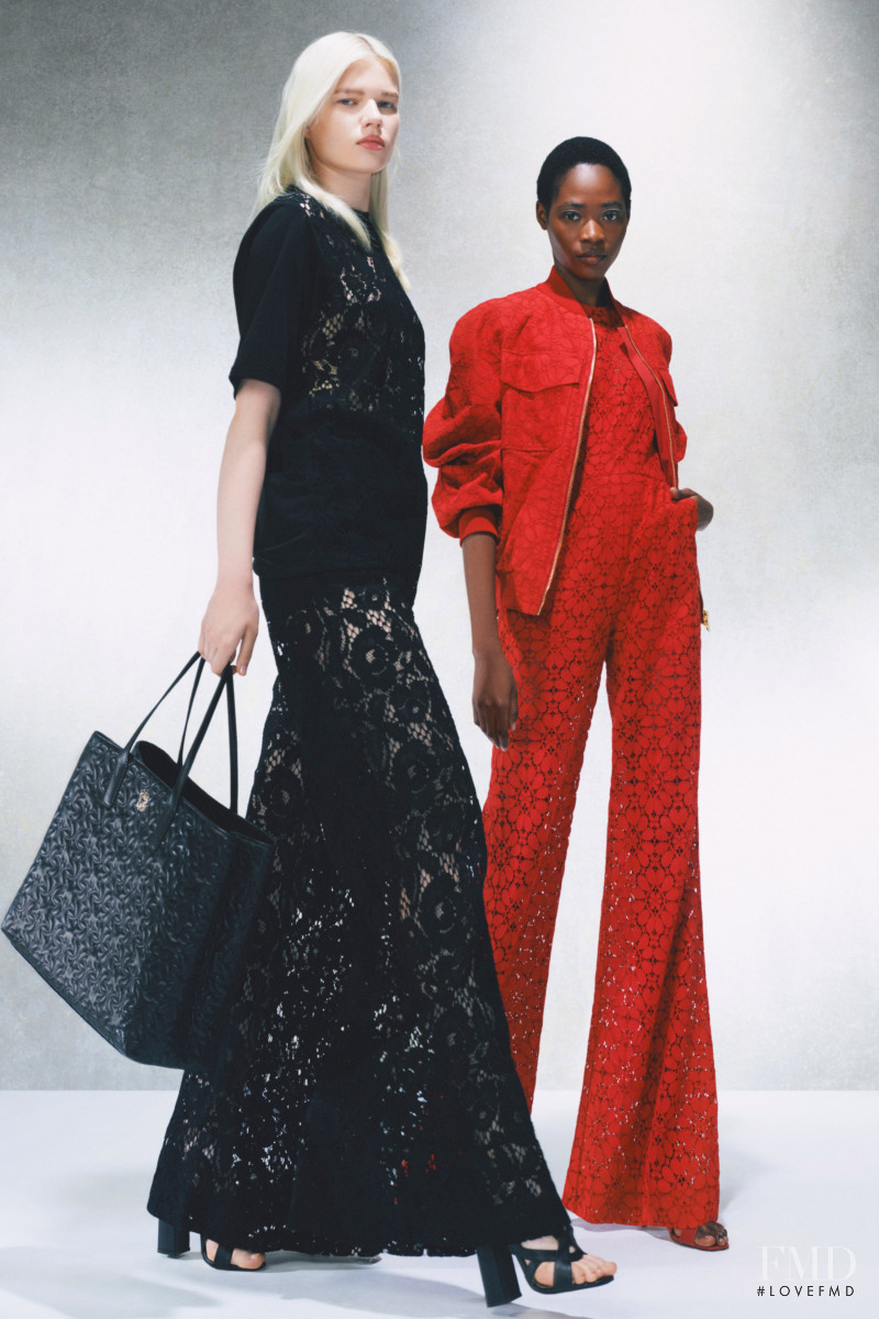 Paula Rudevica featured in  the Elie Saab lookbook for Resort 2023