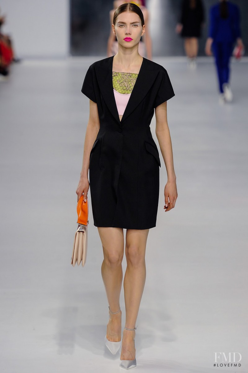 Elise Smidt featured in  the Christian Dior fashion show for Cruise 2014