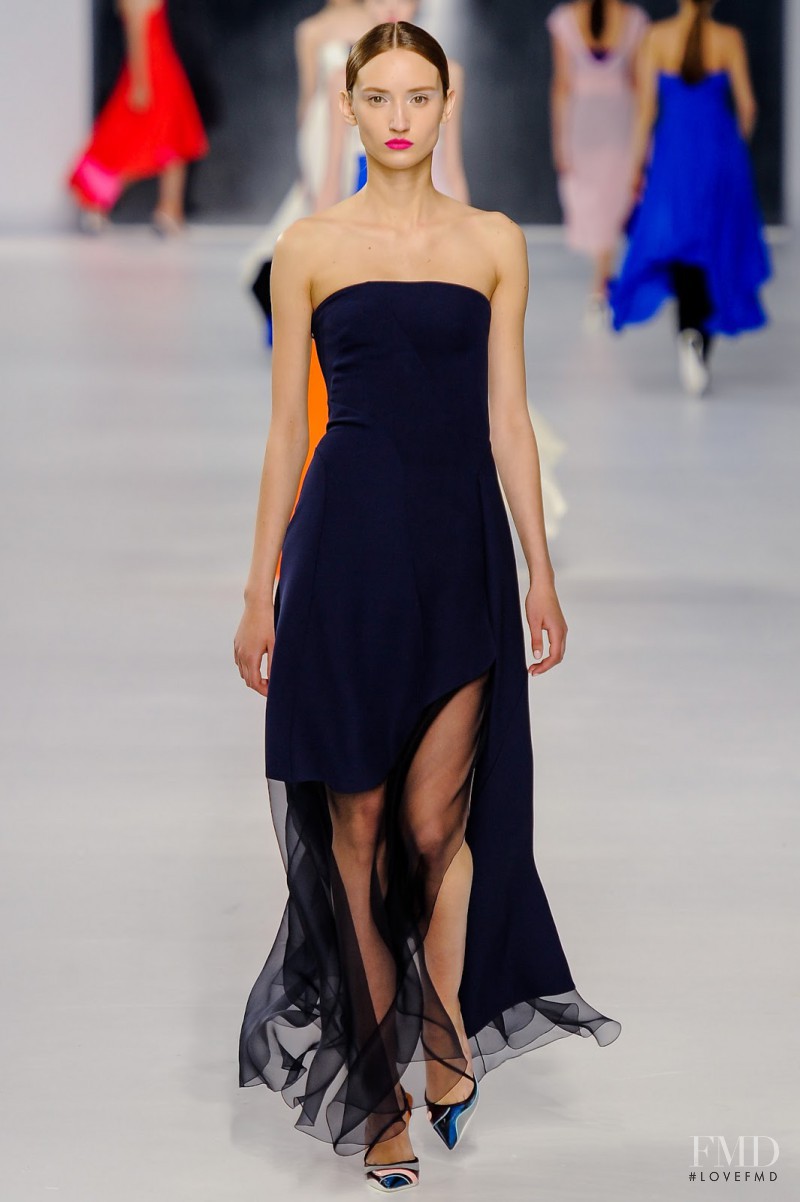 Alex Yuryeva featured in  the Christian Dior fashion show for Cruise 2014