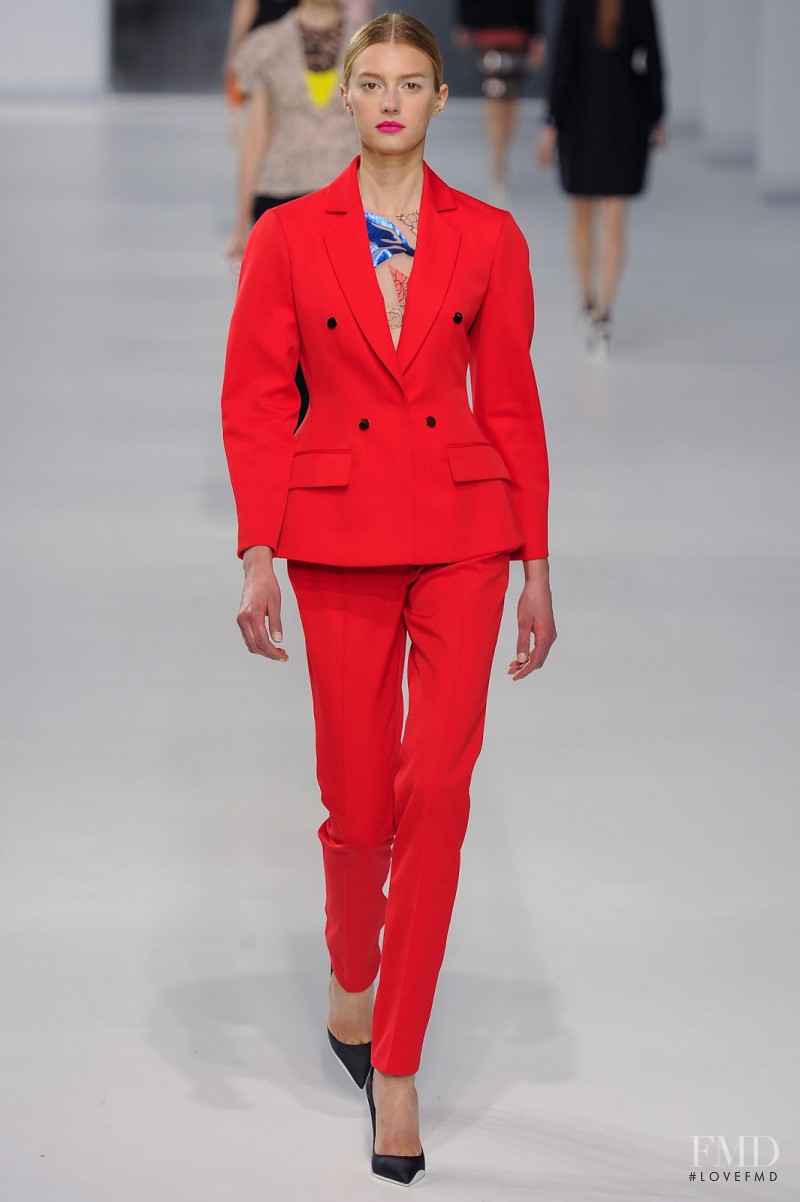 Sigrid Agren featured in  the Christian Dior fashion show for Cruise 2014