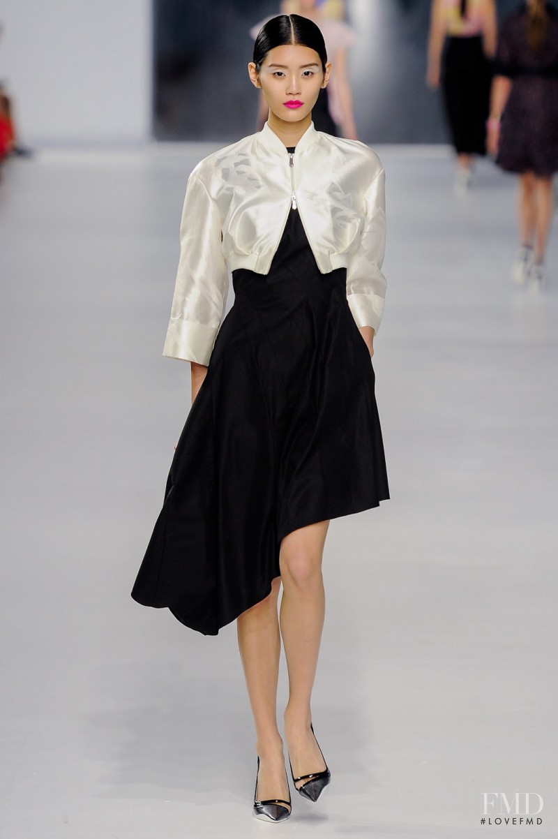 Ming Xi featured in  the Christian Dior fashion show for Cruise 2014