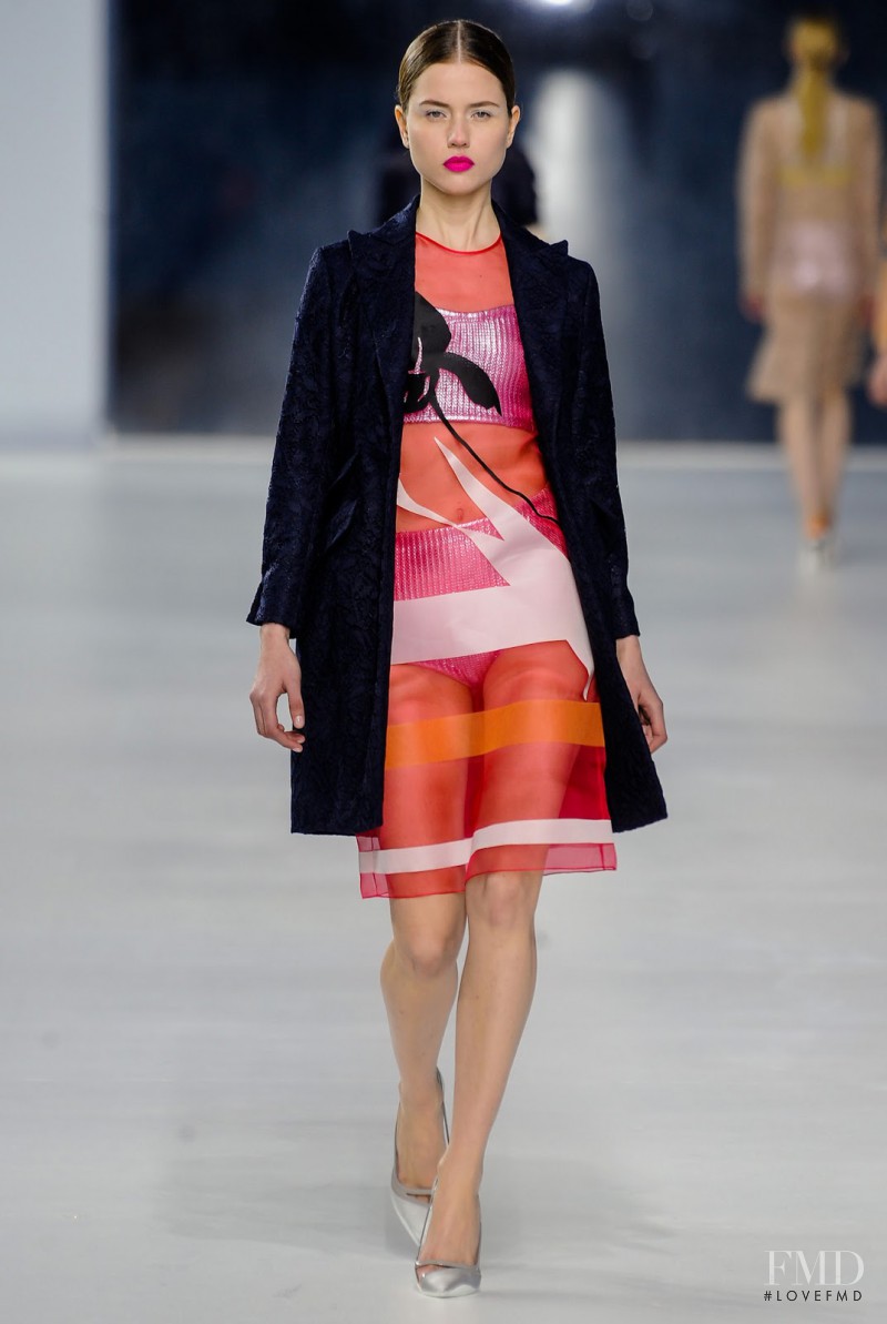 Isis Bataglia featured in  the Christian Dior fashion show for Cruise 2014