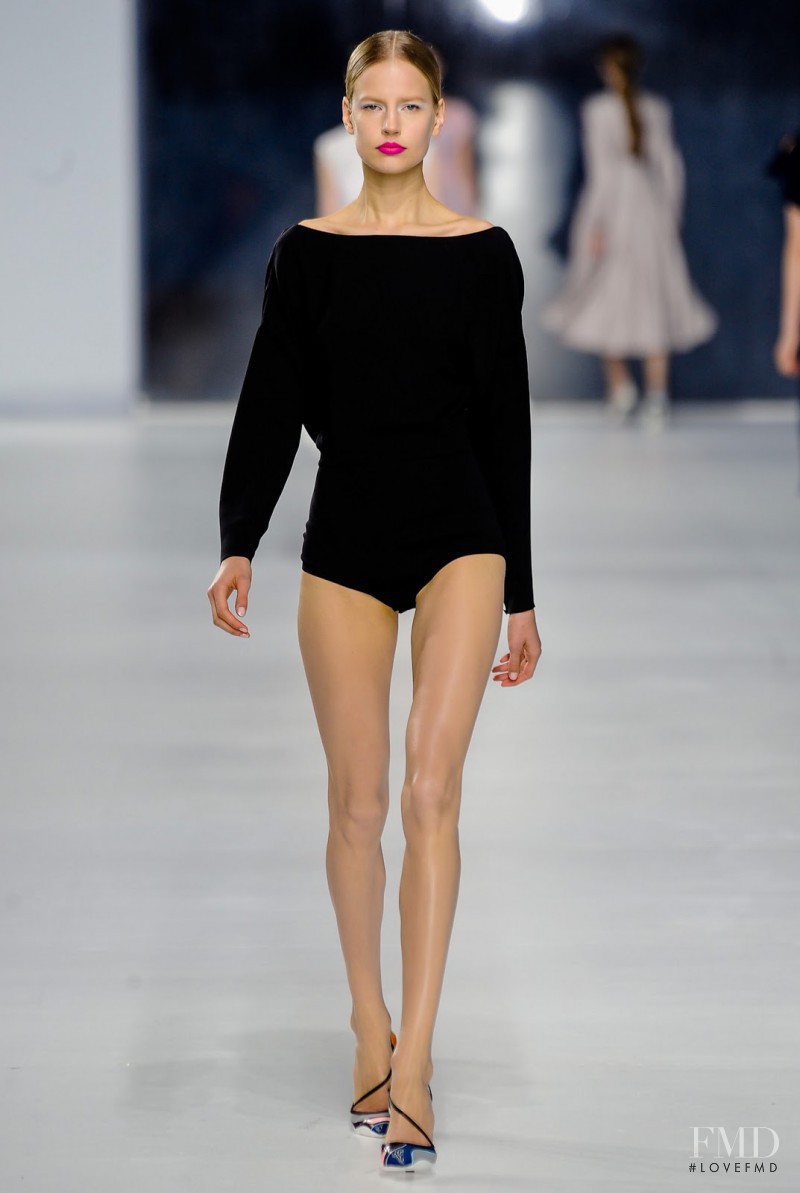 Elisabeth Erm featured in  the Christian Dior fashion show for Cruise 2014