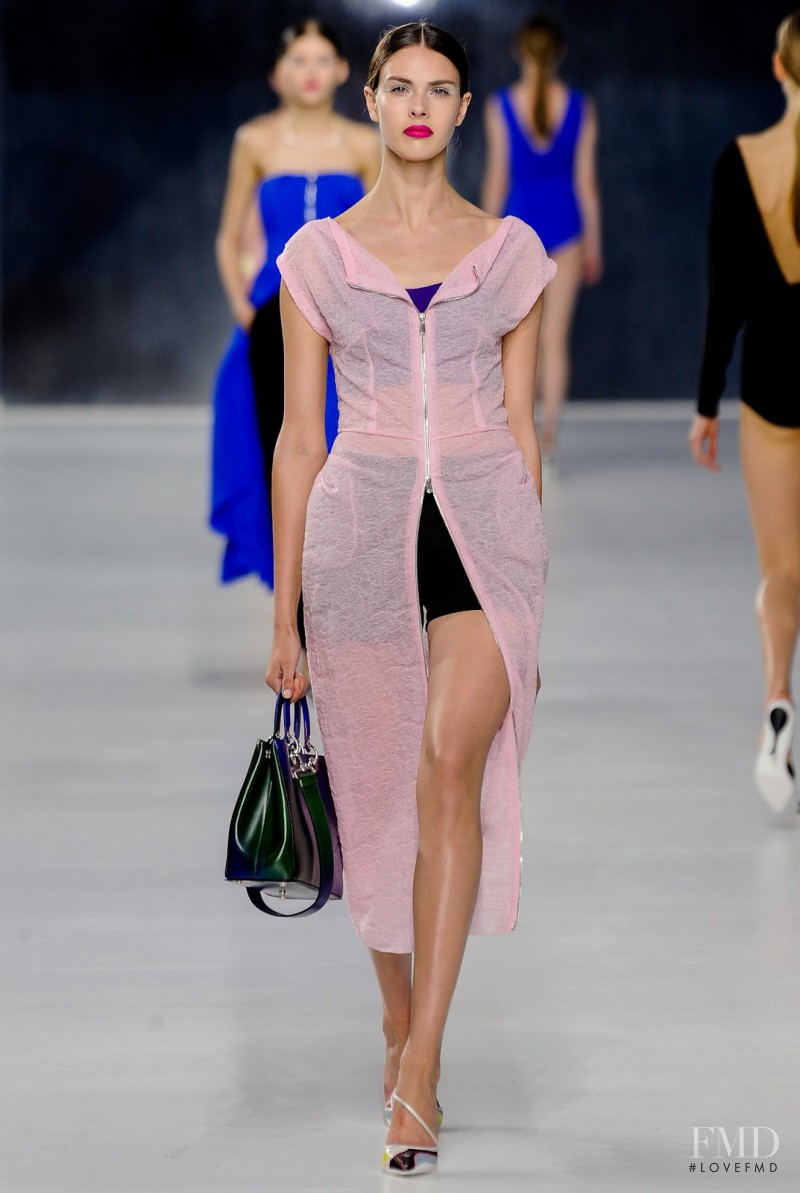 Jessa Brown featured in  the Christian Dior fashion show for Cruise 2014