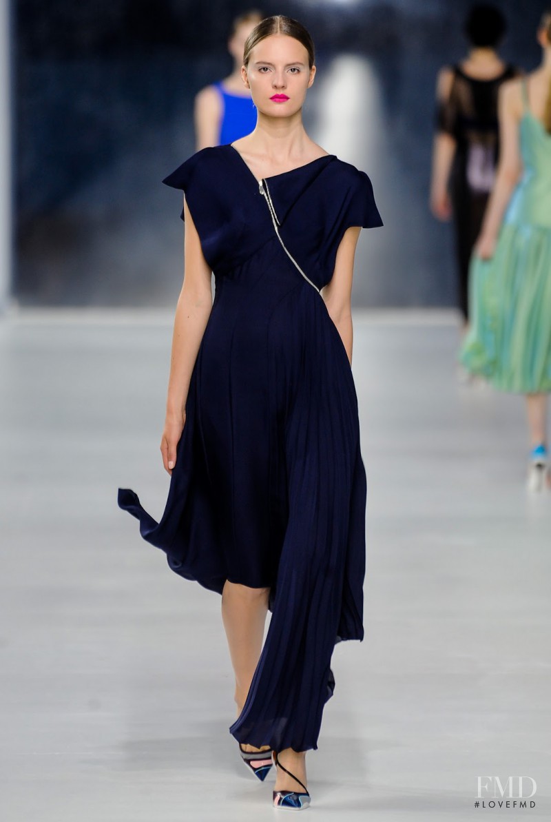 Tilda Lindstam featured in  the Christian Dior fashion show for Cruise 2014