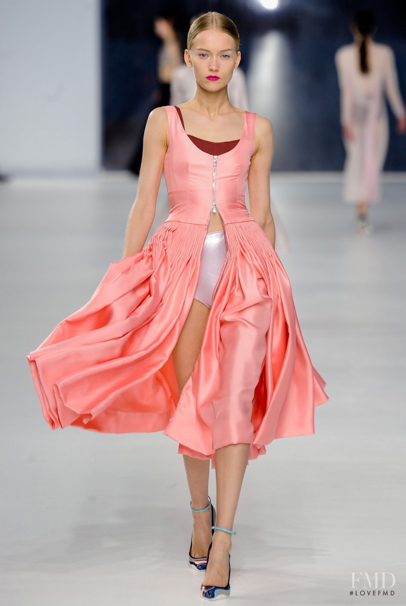 Katerina Ryabinkina featured in  the Christian Dior fashion show for Cruise 2014