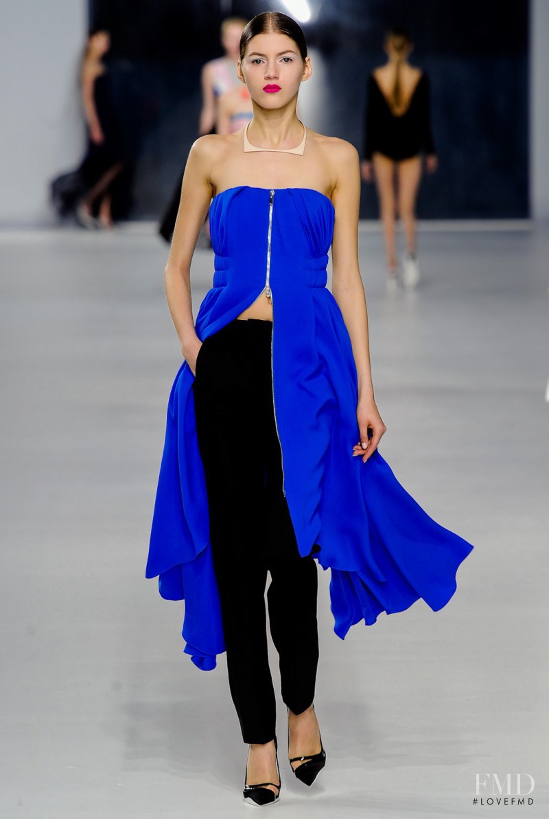 Valery Kaufman featured in  the Christian Dior fashion show for Cruise 2014