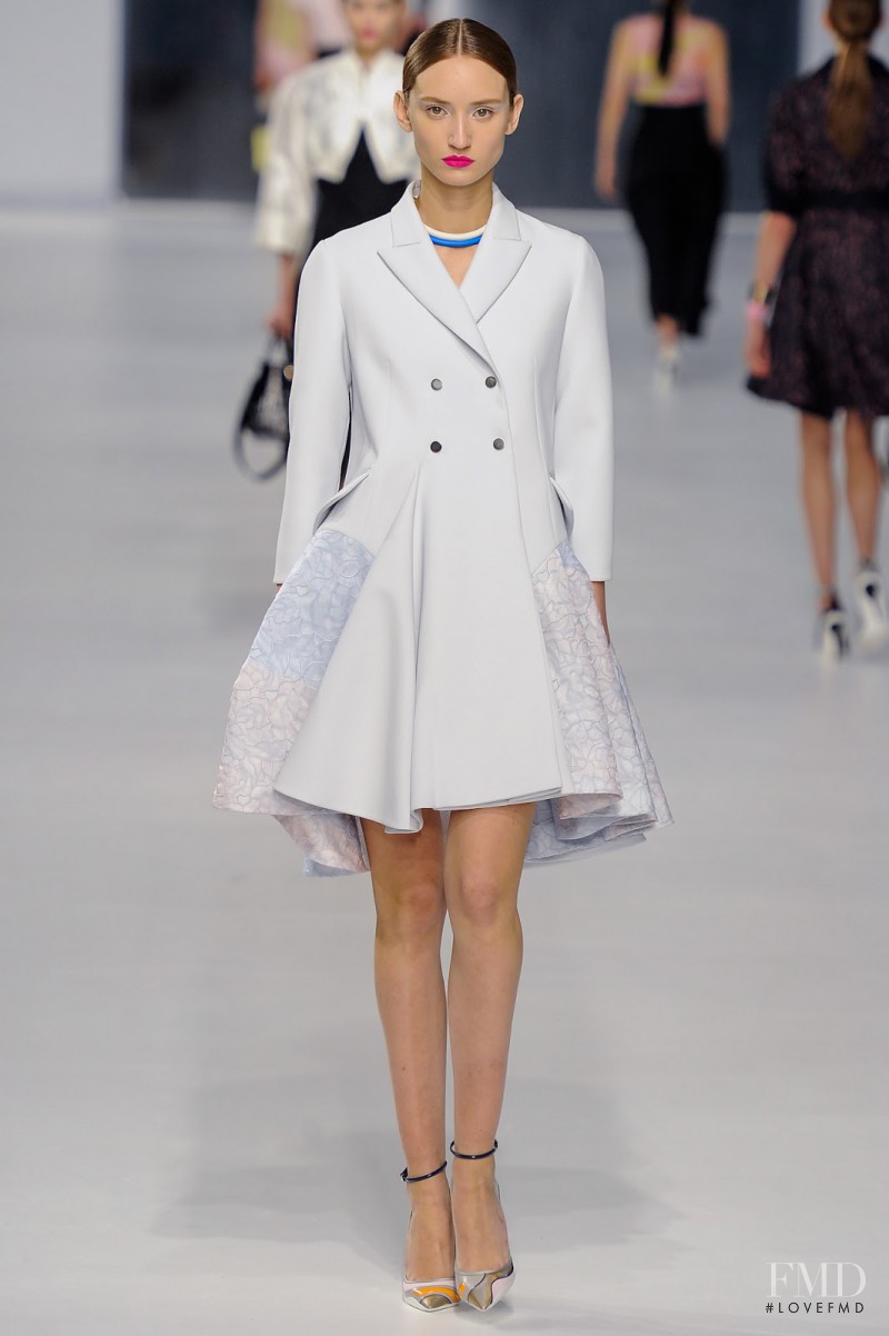 Alex Yuryeva featured in  the Christian Dior fashion show for Cruise 2014