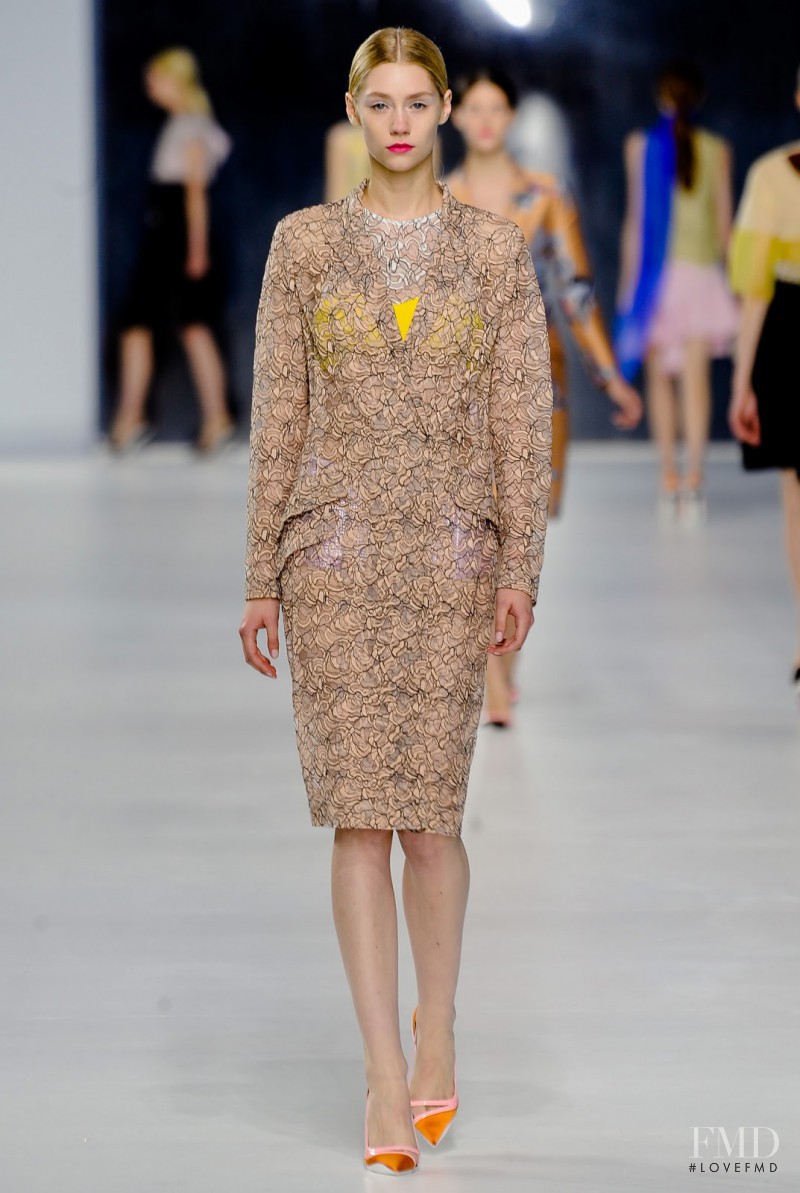 Lida Judickaite featured in  the Christian Dior fashion show for Cruise 2014