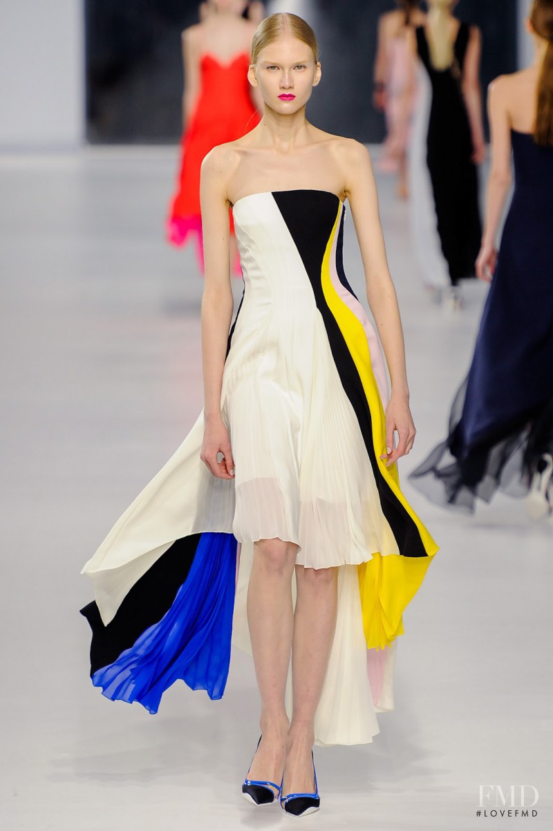 Anna Martynova featured in  the Christian Dior fashion show for Cruise 2014