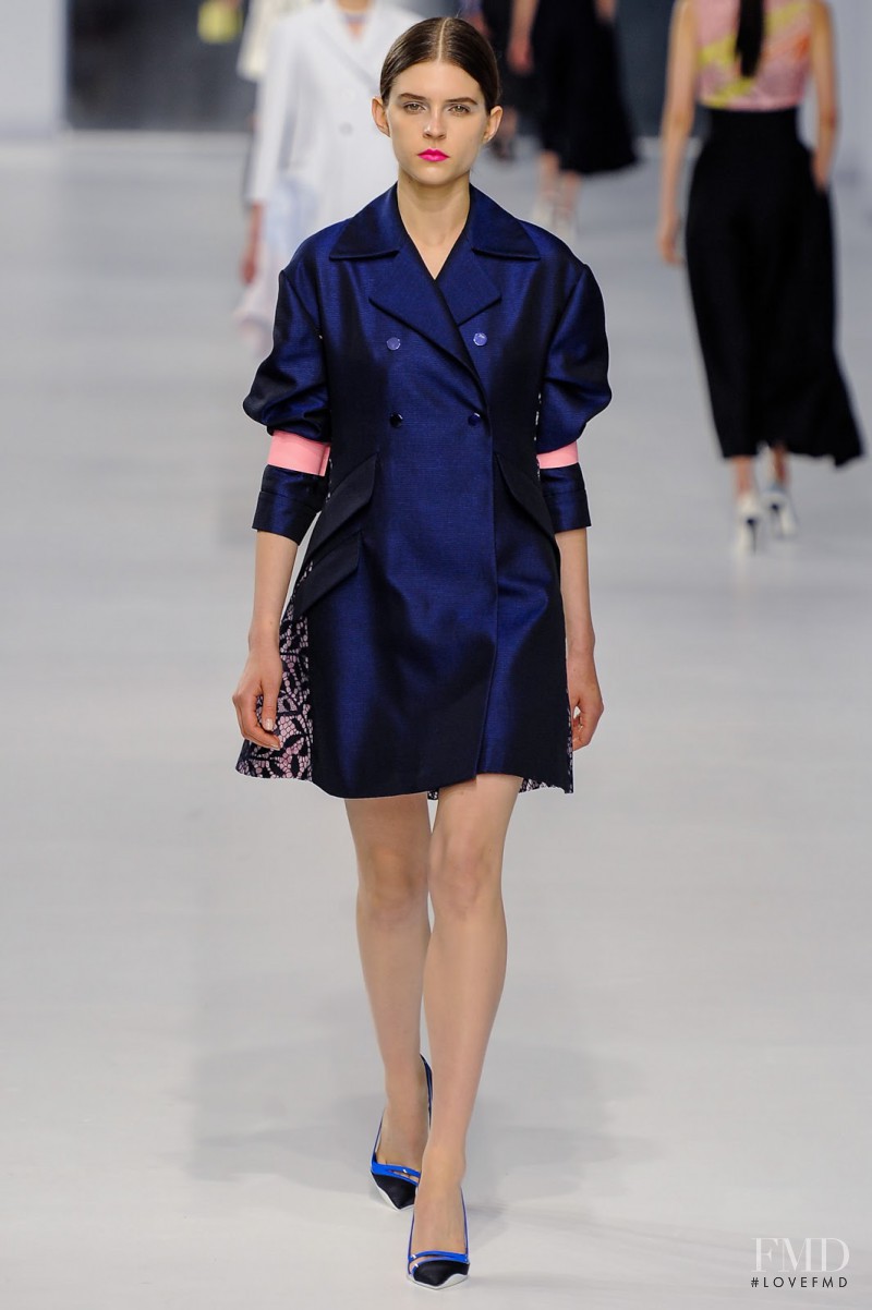 Kel Markey featured in  the Christian Dior fashion show for Cruise 2014