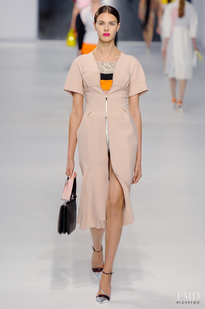 Jessa Brown featured in  the Christian Dior fashion show for Cruise 2014