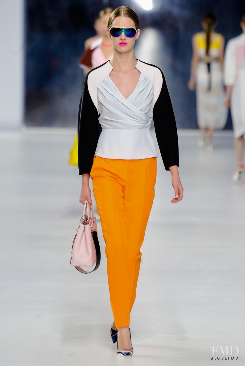 Ashleigh Good featured in  the Christian Dior fashion show for Cruise 2014