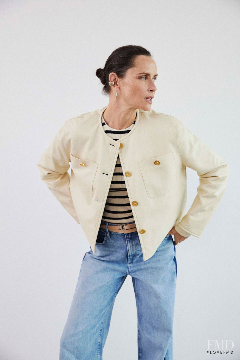 Tasha Tilberg featured in  the Lafayette 148 New York lookbook for Resort 2023