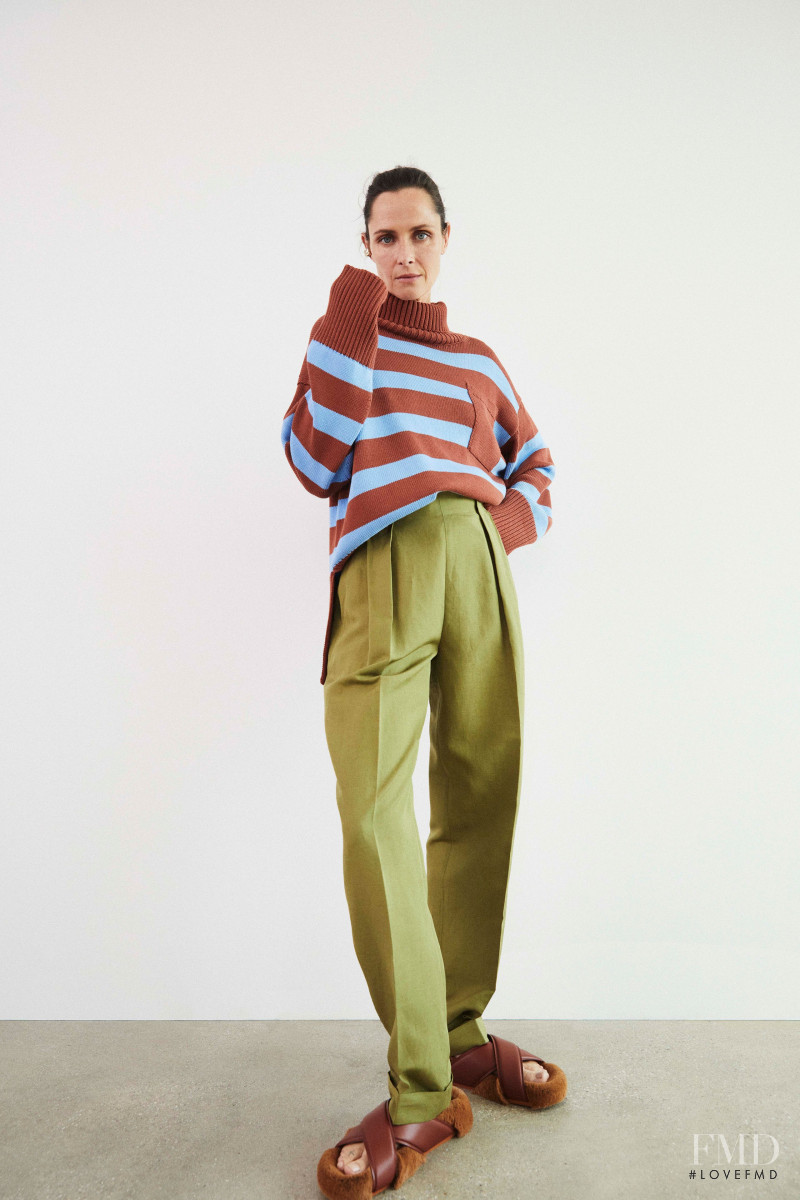 Tasha Tilberg featured in  the Lafayette 148 New York lookbook for Resort 2023