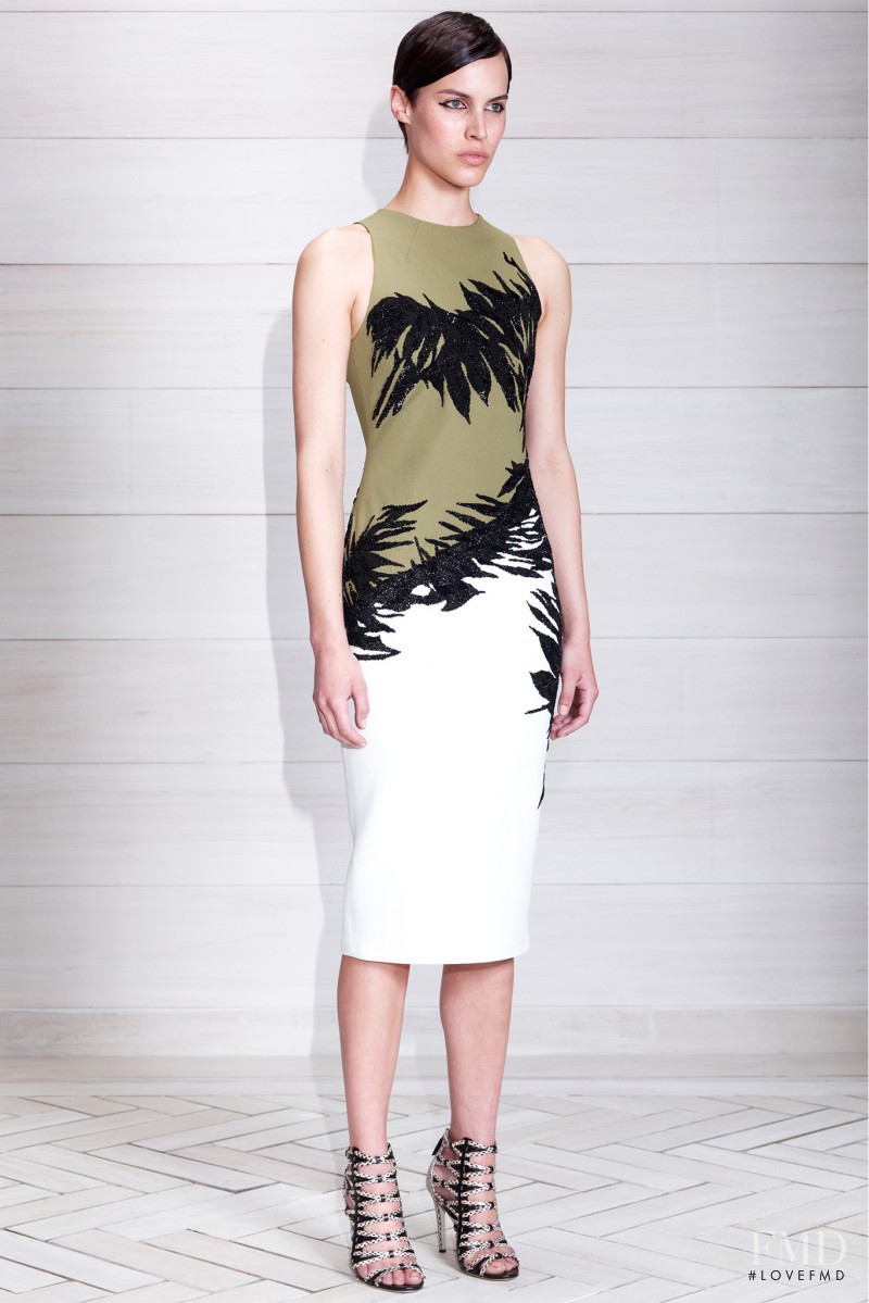 Alana Bunte featured in  the Jason Wu fashion show for Resort 2014