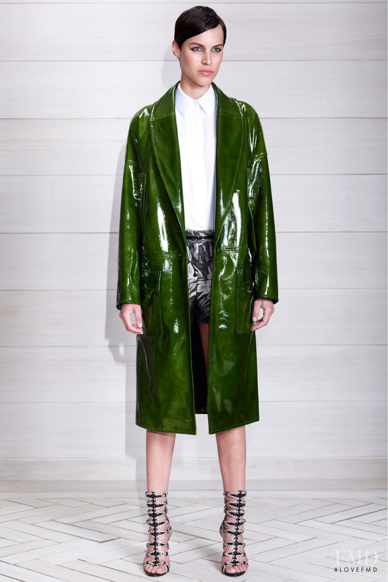 Alana Bunte featured in  the Jason Wu fashion show for Resort 2014