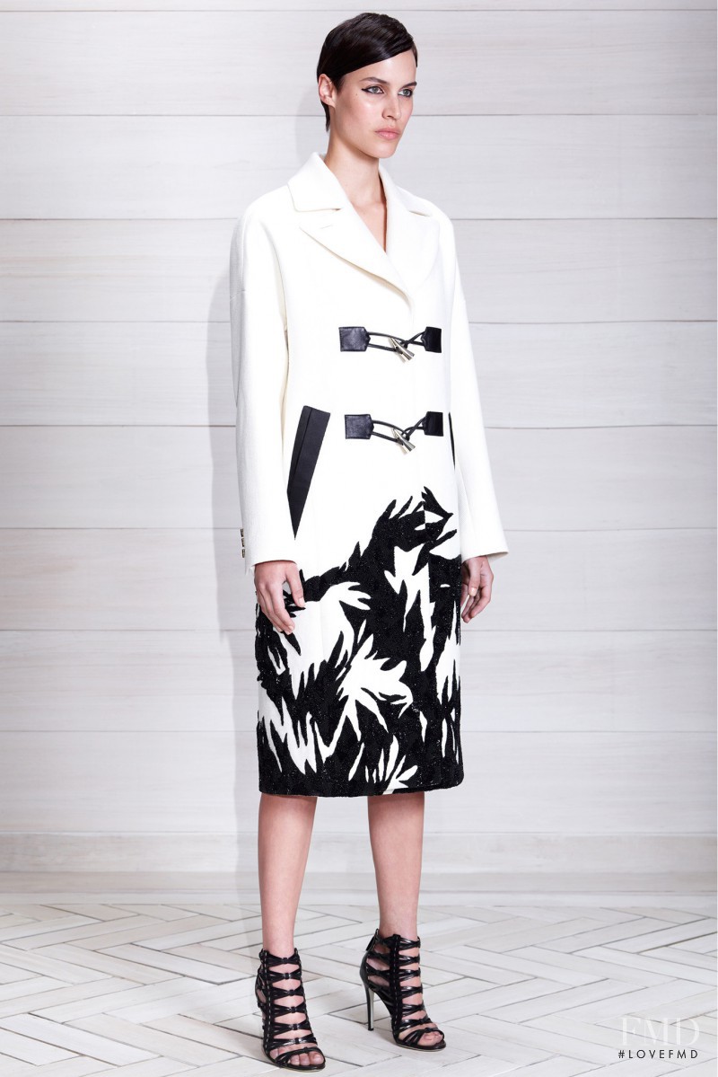 Alana Bunte featured in  the Jason Wu fashion show for Resort 2014