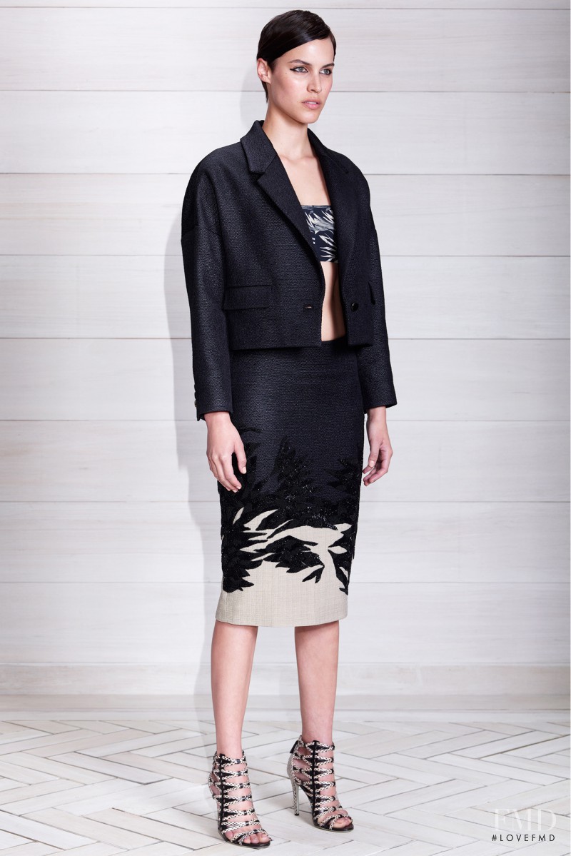 Alana Bunte featured in  the Jason Wu fashion show for Resort 2014