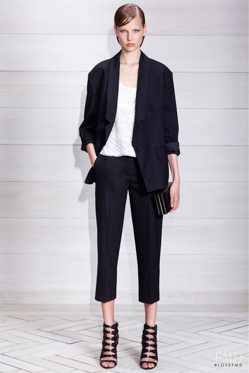 Elisabeth Erm featured in  the Jason Wu fashion show for Resort 2014