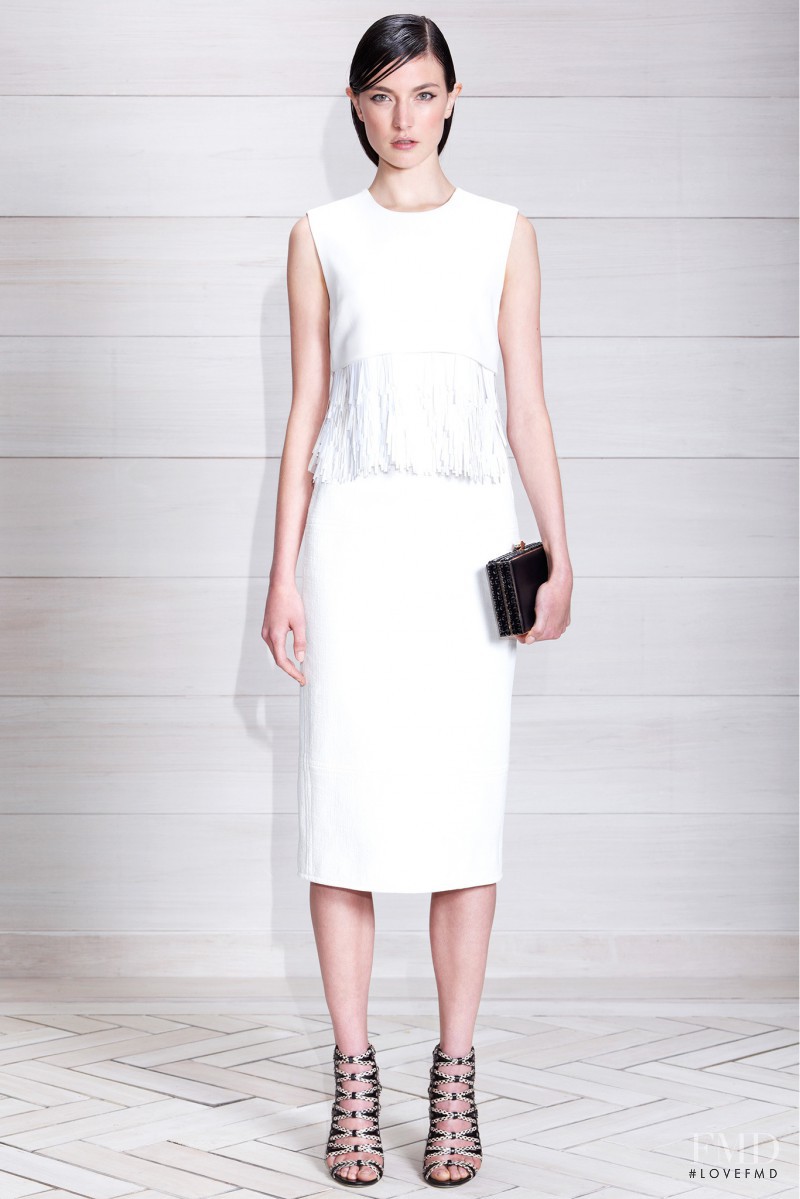 Jacquelyn Jablonski featured in  the Jason Wu fashion show for Resort 2014