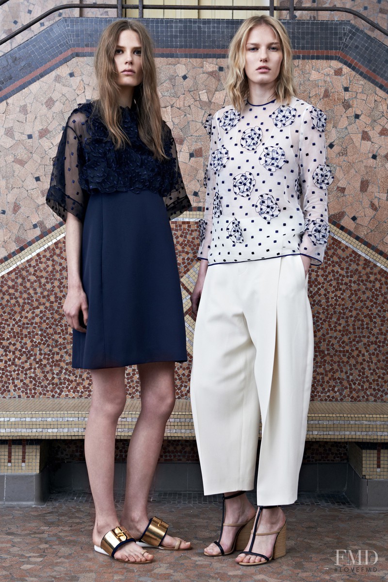 Caroline Brasch Nielsen featured in  the Chloe fashion show for Resort 2014