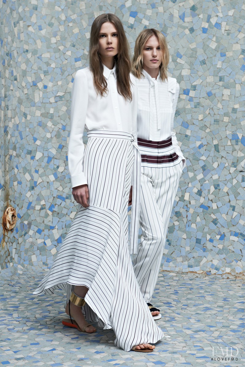 Caroline Brasch Nielsen featured in  the Chloe fashion show for Resort 2014