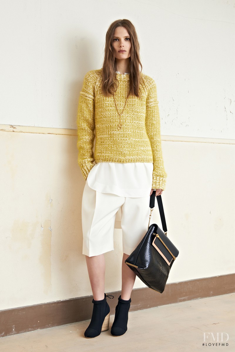 Caroline Brasch Nielsen featured in  the Chloe fashion show for Resort 2014