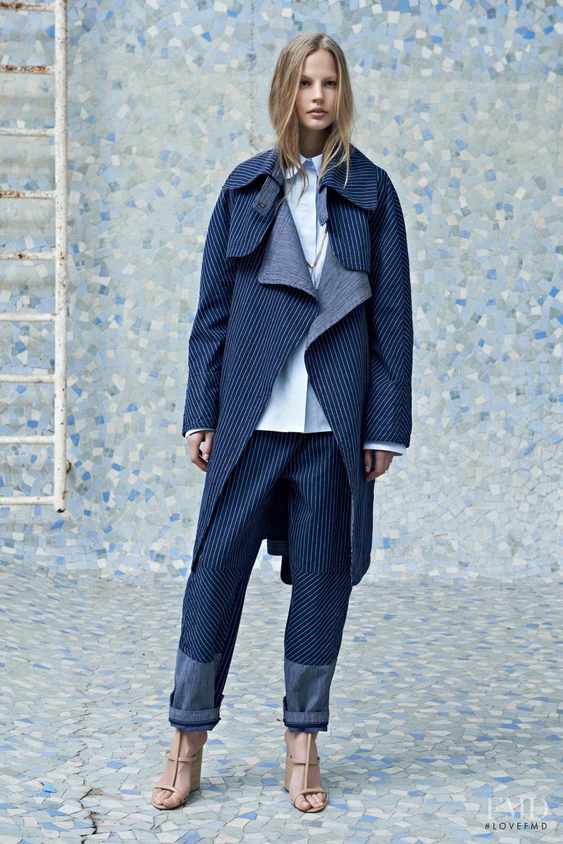 Elisabeth Erm featured in  the Chloe fashion show for Resort 2014