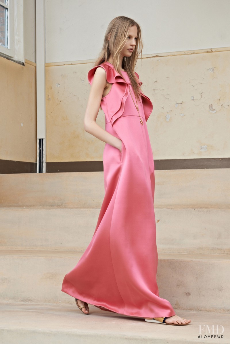 Elisabeth Erm featured in  the Chloe fashion show for Resort 2014