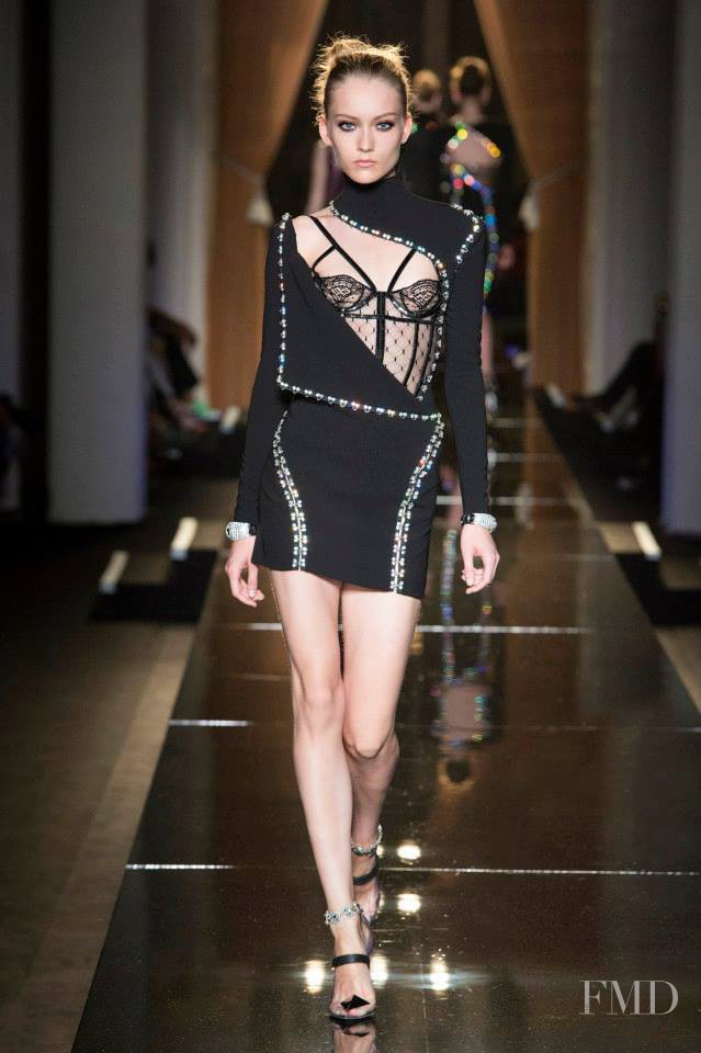 Katerina Ryabinkina featured in  the Atelier Versace fashion show for Autumn/Winter 2013