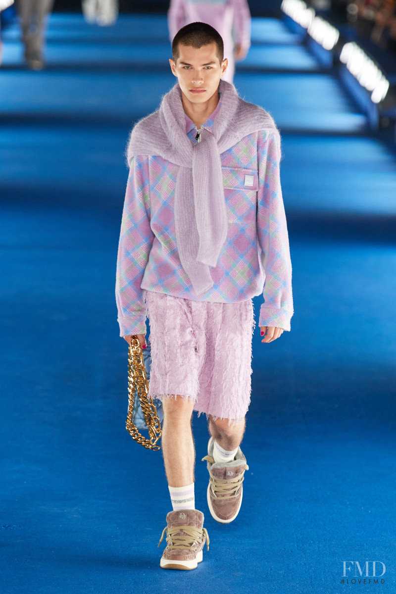 Alfredo Diaz featured in  the Dior Homme fashion show for Resort 2023