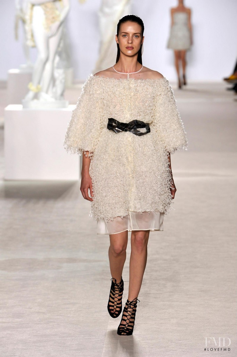 Julia Frauche featured in  the Giambattista Valli Haute Couture fashion show for Autumn/Winter 2013