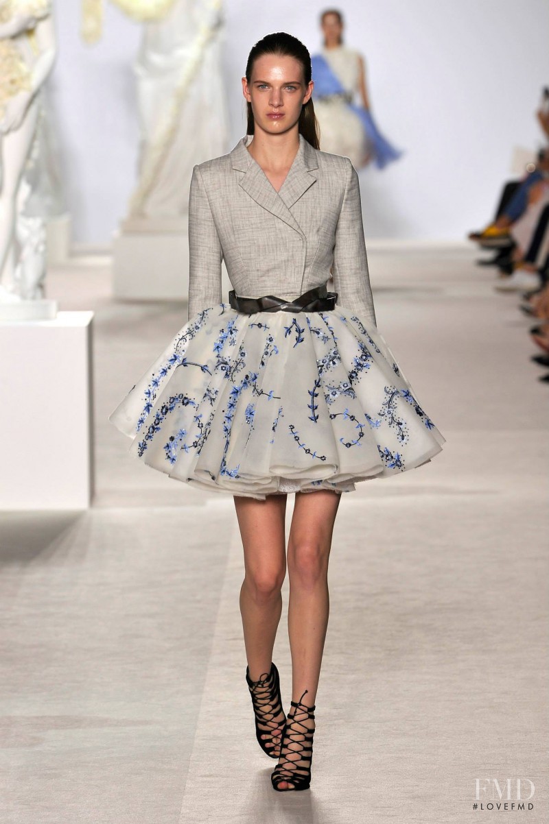 Ashleigh Good featured in  the Giambattista Valli Haute Couture fashion show for Autumn/Winter 2013