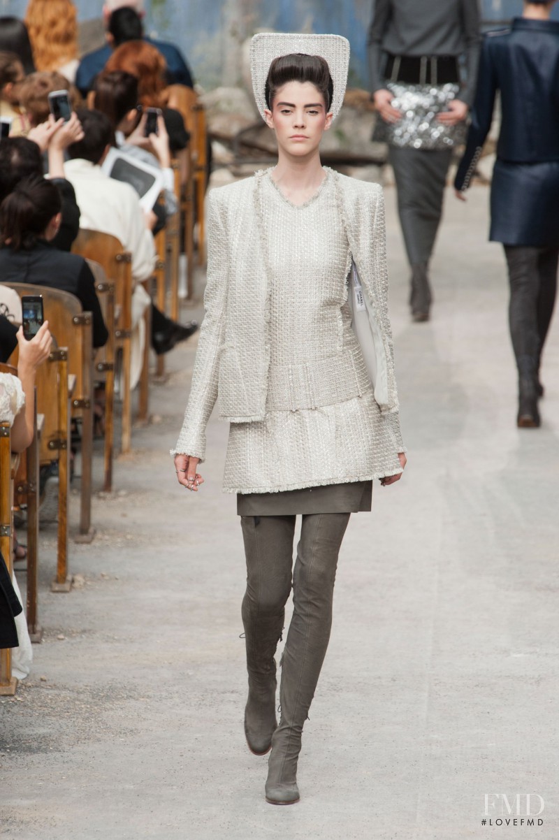 Carla Ciffoni featured in  the Chanel Haute Couture fashion show for Autumn/Winter 2013