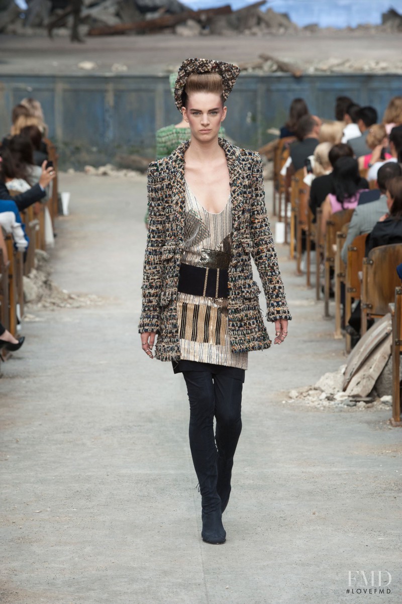 Ashleigh Good featured in  the Chanel Haute Couture fashion show for Autumn/Winter 2013