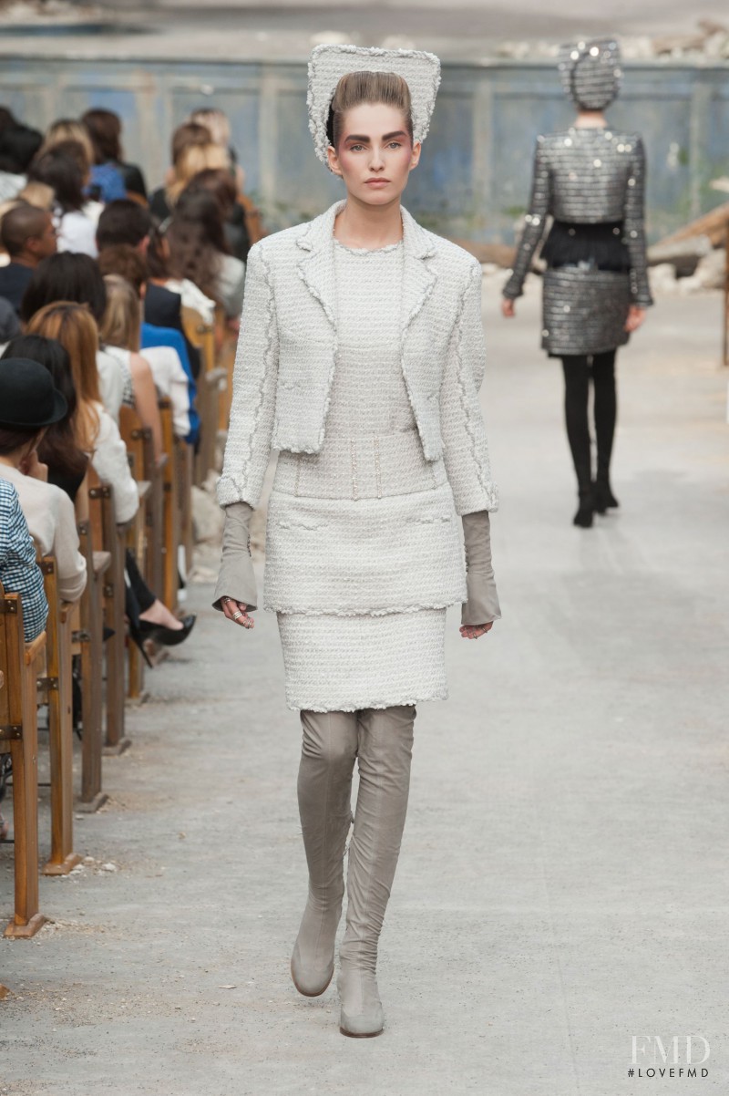 Kelsey van Mook featured in  the Chanel Haute Couture fashion show for Autumn/Winter 2013